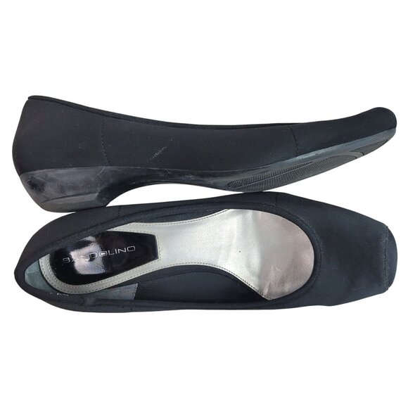 Bandolino Williamson Flat Shoes Black  Size 10M Ballet Round Toe Fabric Upper - Picture 1 of 11